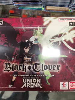 Union Arena TCG Black Clover Booster Box 16 Packs SEALED English Version - Image 2