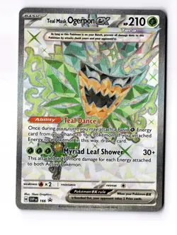 Teal Mask Ogerpon ex - 166 - SV: Scarlet & Violet Promo Cards (SVP) - Image 1
