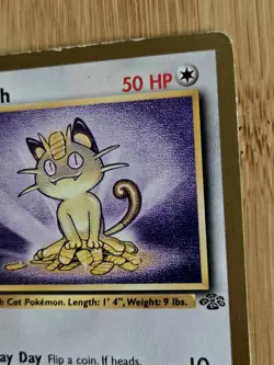 Pokemon Fruit by the Foot Promo Betty Crocker Meowth Gold Border 56/64 WoTC Card - Image 4