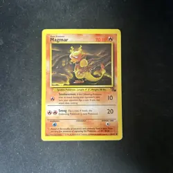 Magmar 39/62 Uncommon 1999 Fossil Set WOTC Pokemon Cards Free Shipping D36 - Image 1