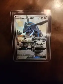 Pokemon TCG Rayquaza GX Celestial Storm Holo Card 177a/168 Promo - Image 1
