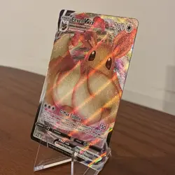 Pokemon TCG Eevee VMAX SWSH087 Black Star Promo Full Art Holo Card - Image 3