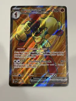 Pokemon Armarouge EX Premium Collection Promos, 65 CT Sleeves & Card Display - Image 2