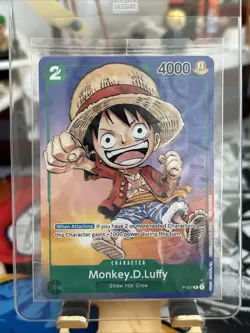 Monkey.D.Luffy P-037 One Piece Anime EXPO Promotion Card Non Foil Sealed - Image 1