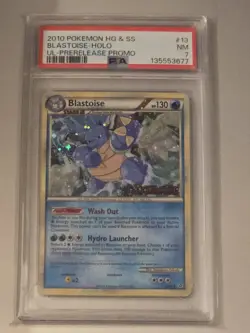 Pokemon 3 Card Lot PSA 7,8,9 Blastoise HS Unleashed- Tyranitar Swirl & Exeggutor - Image 3