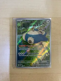 Snorlax 051 SVP Scarlet & Violet Promo Card Holo Sealed NM - Image 1