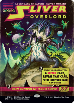 1x Sliver Overlord - Showcase NM-Mint, English Special Guests MTG Magic - Image 1