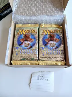 Vintage Visions Sealed Booster Pack Magic the Gathering 1997 - Image 1