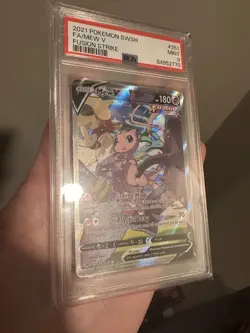 Mew V 251/264 PSA 9 Fusion Strike Alternate Art Ultra Rare Pokemon TCG - Image 3