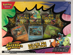 NEW Pokemon TCG Ascended Heroes First Partner Deluxe Pin Collection - SEALED - Image 1