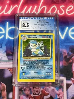 1999 Pokemon Blastoise Base Set Unlimited #2 CGC 8.5 - Image 1