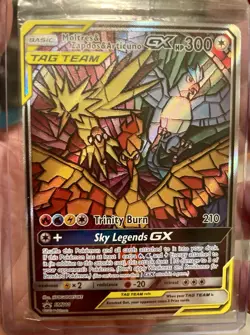 Moltres Zapdos Articuno GX Hidden Fates Pokemon Black Star Promo SM210 - SEALED - Image 1