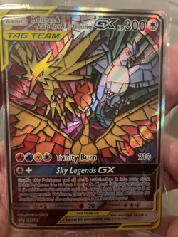 Moltres Zapdos Articuno GX Hidden Fates Pokemon Black Star Promo SM210 - SEALED - Image 3