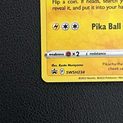 Pokemon TCG Pikachu Sword & Shield Promo SWSH234 Holo - NM - Image 5