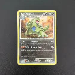 Pokemon TCG Tyranitar Mysterious Treasures 17/123 Holo Rare - HP - Image 1