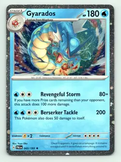 Pokemon Miscellaneous Cards & Products Gyarados - (Cosmo Holo) 043/193 NM - Image 1