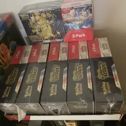 6x Pokemon Surging Sparks ETB & Booster Bundle Costco Pack Sealed *Lot Of 6* - Image 2