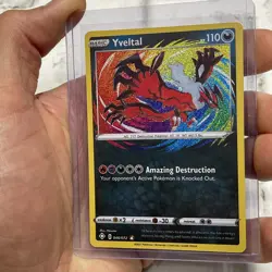 Pokemon Yveltal 46/72 Shining Fates Amazing Rare Holo Pokemon TCG NM/MT Nintendo - Image 2