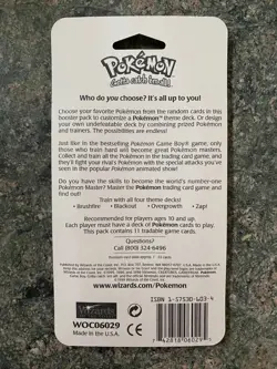 Pokemon 1999 Sealed Base Set Unlimited Booster Blister Pack Blastoise WOTC - Image 3