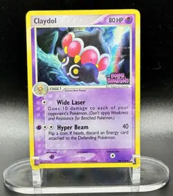 Claydol 38/110 Stamped Pokemon EX Holon Phantoms Vintage Reverse Holo MP/LP - Image 2