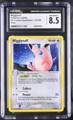 Pokemon Wigglytuff EX Crystal Guardians Holo Rare 13/100 2006 CGC Graded - Image 1