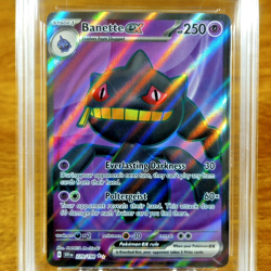Pokemon Scarlet & Violet Base Banette EX 229/198 AGS Gem-MT 10 Secret Rare 2023 - Image 2