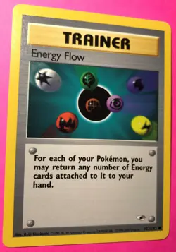Energy Flow #122/132 Common 2000 Pokemon Gym Heroes LP - Image 1