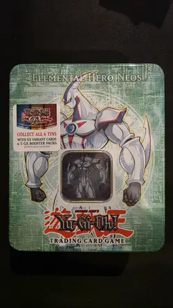 Yu-Gi-Oh! yugioh Elemental Hero Neos Collectible Tin 2006 Sealed - Image 1