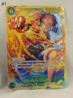 One Piece TCG Monkey.D.Luffy Op13-118 Sec Alt Art - Image 1
