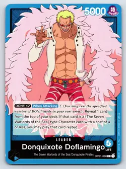 One Piece - OP01-060 Donquixote Doflamingo - L - US Seller - Image 1