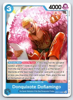 One Piece - OP07-048 - Donquixote Doflamingo - UC - US Seller - Image 1