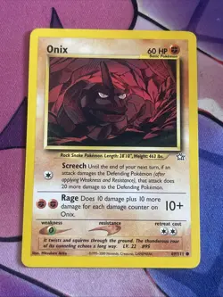 Onix - Neo Genesis Set - 69/111 - Common - Pokemon Card Wizards of the Coast MP - Image 1