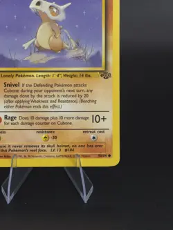 Cubone 50/64 - 1st Edition Jungle - LP Pokemon Card TCG - Image 4