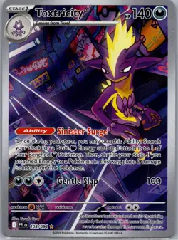 Toxtricity 103/094 Illustration Rare Pokemon Card ME02: Phantasmal Flames - Image 1