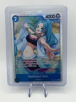 One Piece Nefeltari Vivi EB04-025 7 Cost 4000 Power Counter +1000 Card - Image 1