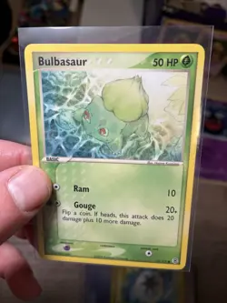Bulbasaur Pokemon TCG 55/112 FireRed & LeafGreen Single Card 2004 - Image 4