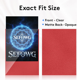 600 PCS Card Sleeves for MTG, TCG, 6 Colors Matte Card Sleeves Magic, Magic Card - Image 3