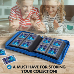 Toploader Binder – 4 Pocket Trading Card Binder for 128 Top Loaders, Pokemon Car - Image 5