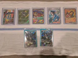 TWO SEALED N's Zekrom Illustration Rare Promos, Pokemon 7 Card Lot, EX, Full Art - Image 1