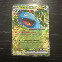 3 card Set Venusaur EX, Charizard EX, Blastoise EX. English S&V 151. Near Mint - Image 3