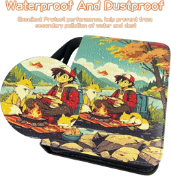 Trading Card Binder, 400 Pocket Card Album, 3-Ring Refillable Binder with Zipper - Image 5