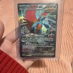 Roaring Moon ex 251/182 SV04 Paradox Rift Special Illustration Rare Holo Card - Image 1