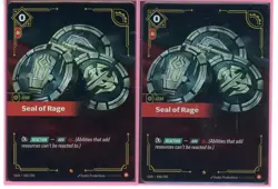 Riftbound TCG Origins English OGN 040/298 EPIC Seal Of Rage (2 CARDS) - Image 1