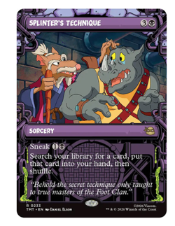 Splinter's Technique - Showcase Teenage Mutant Ninja Turtles MTG - Image 1