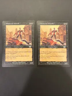 2x Withered Wretch Legions Magic Mtg LP - Image 1