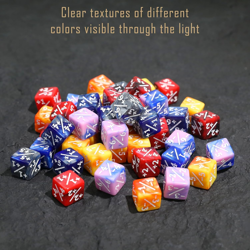 110PCS MTG Keywords Tokens & 12Mm Dice Counter for Magic the Gatering, Bulk Abil - Image 3