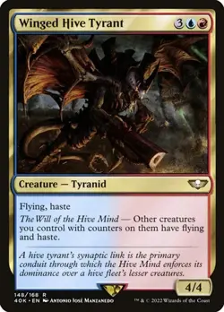 Winged Hive Tyrant 40K NM MTG - Image 1