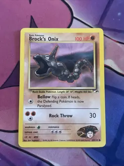 Brock's Onix - 69/132 - Gym Heroes Pokemon 2000 - Image 1