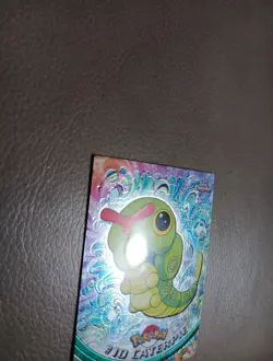 Topps Chrome Caterpie #10 Holo Foil Rare Pokemon TV 2000 - Image 4