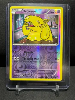 Drowzee 50/122 Reverse Holo Pokemon 2016 XY Breakpoint - LP - Image 1
